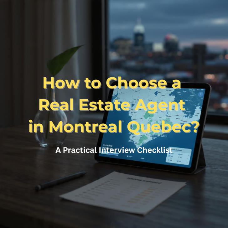 How to Choose a Real Estate Agent in Montreal Quebec: A Practical Interview Checklist