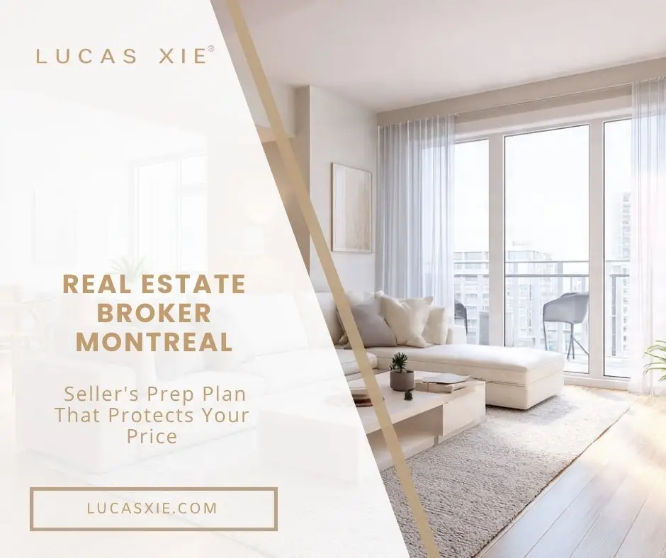 Real Estate Broker Montreal Seller Prep Plan